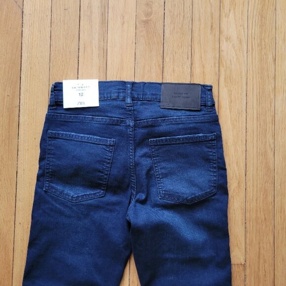 BOYS ZARA DENIM (JEANS) PANTS SIZE 12 SKINNY NWT - Picture 4 of 4